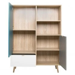 Norrwood Highboard Bibury - Mehrfarbig / Eiche Sonoma Dekor -Wohnzimmermöbel boutique en ligne 1000202441 200124 09542000111 DETAILS P000000001000202441