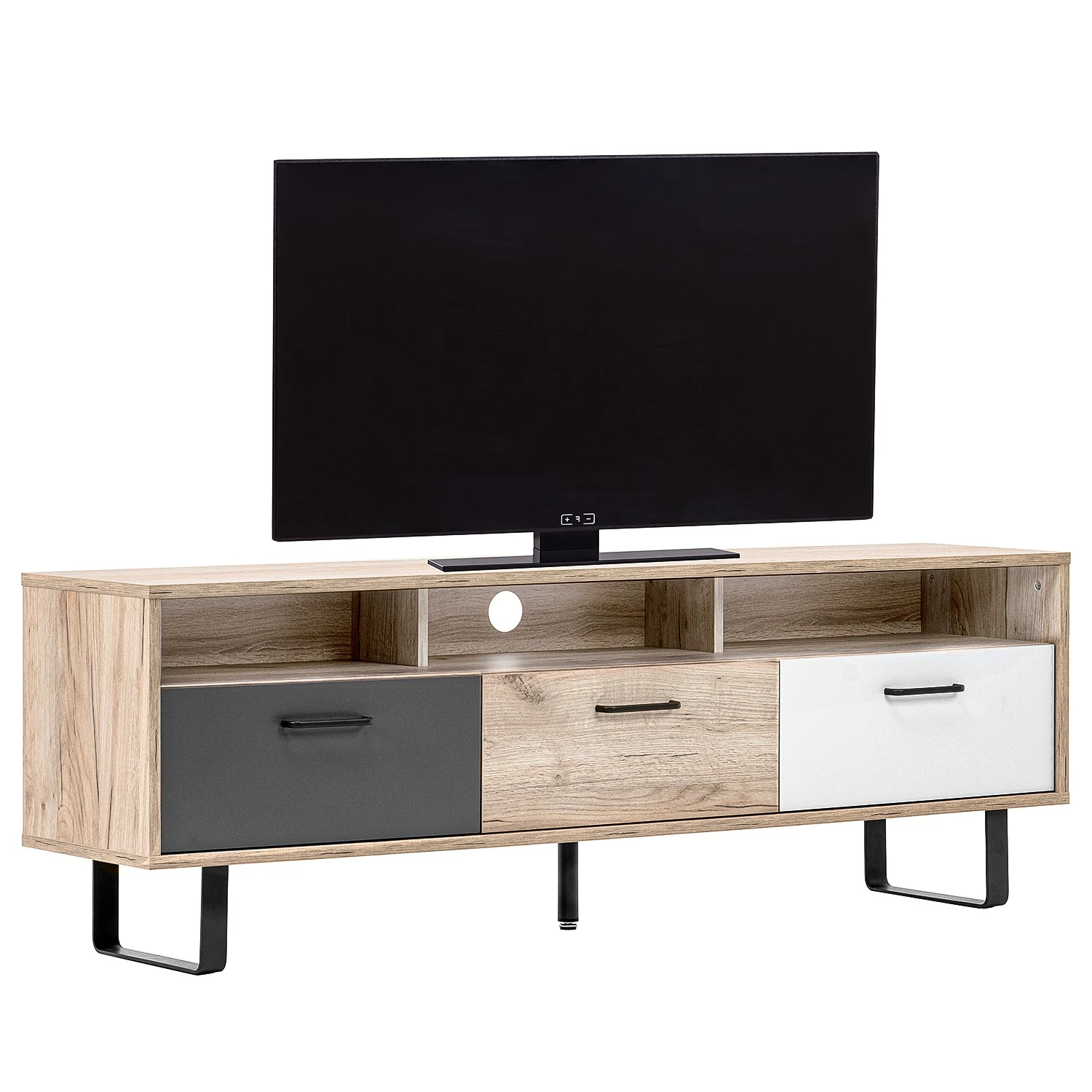 Norrwood TV-Lowboard Brookton - Mehrfarbig / Eiche Dekor 1 Norrwood TV-Lowboard Brookton - Mehrfarbig / Eiche Dekor