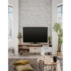 Norrwood TV-Lowboard Brookton - Mehrfarbig / Eiche Dekor 18 Norrwood TV-Lowboard Brookton - Mehrfarbig / Eiche Dekor -Wohnzimmermöbel boutique en ligne 1000202464 200124 09543500199 MOOD DETAILS P000000001000202464 mood