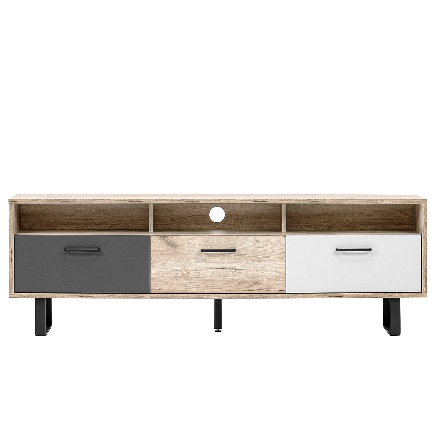 Norrwood TV-Lowboard Brookton - Mehrfarbig / Eiche Dekor 11 Norrwood TV-Lowboard Brookton - Mehrfarbig / Eiche Dekor – Bild 11