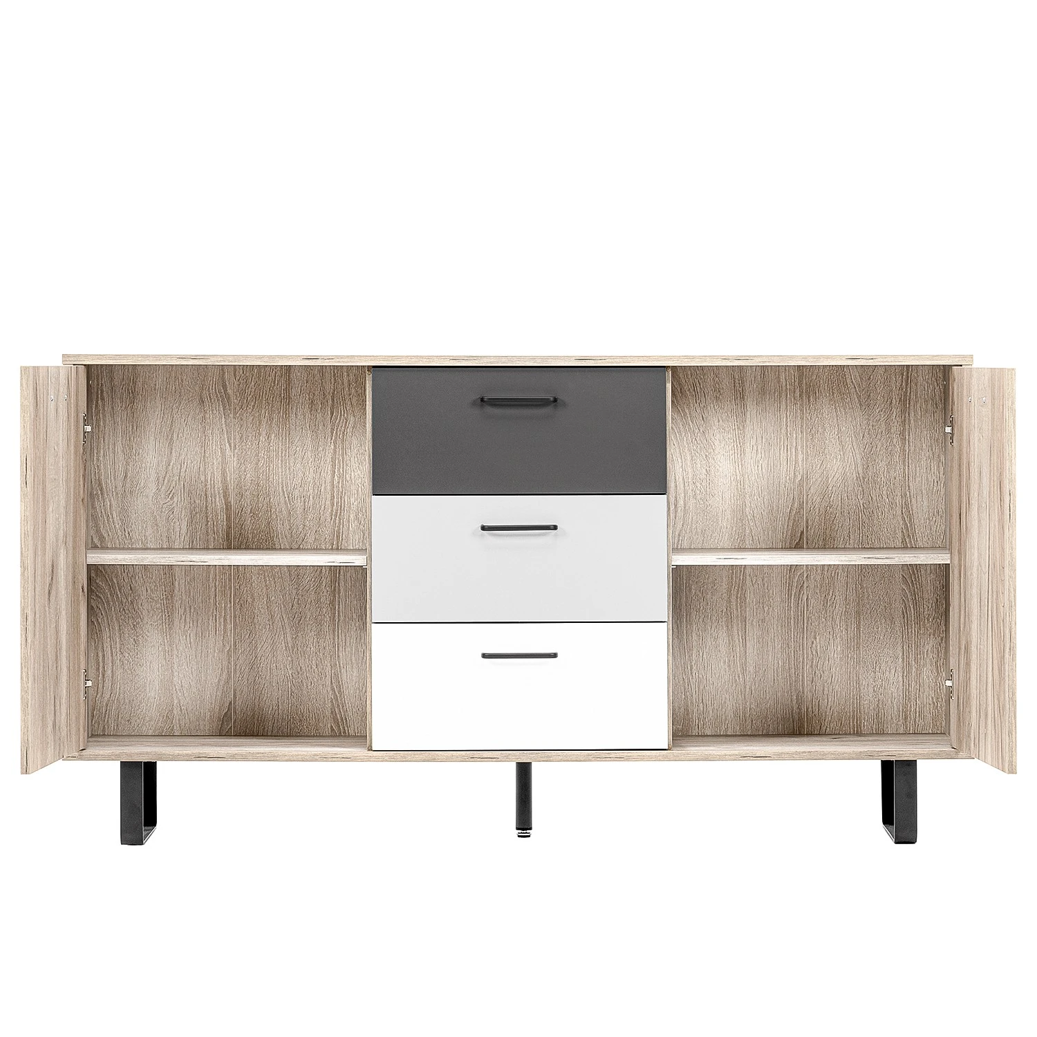 Norrwood Sideboard Brookton - Mehrfarbig / Eiche Dekor 12 Norrwood Sideboard Brookton - Mehrfarbig / Eiche Dekor – Bild 12