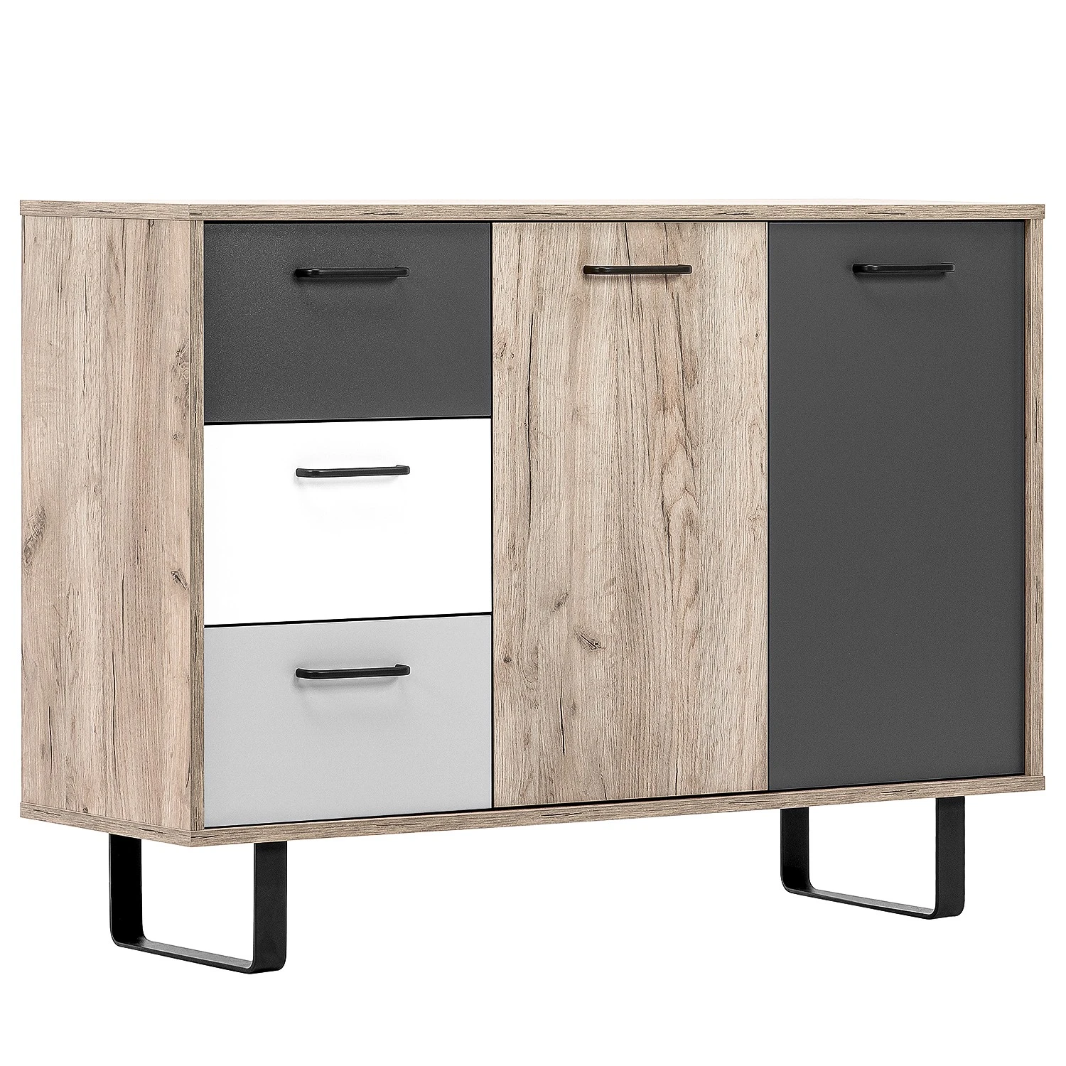 Norrwood Kommode Brookton III - Mehrfarbig / Eiche Dekor 1 Norrwood Kommode Brookton III - Mehrfarbig / Eiche Dekor