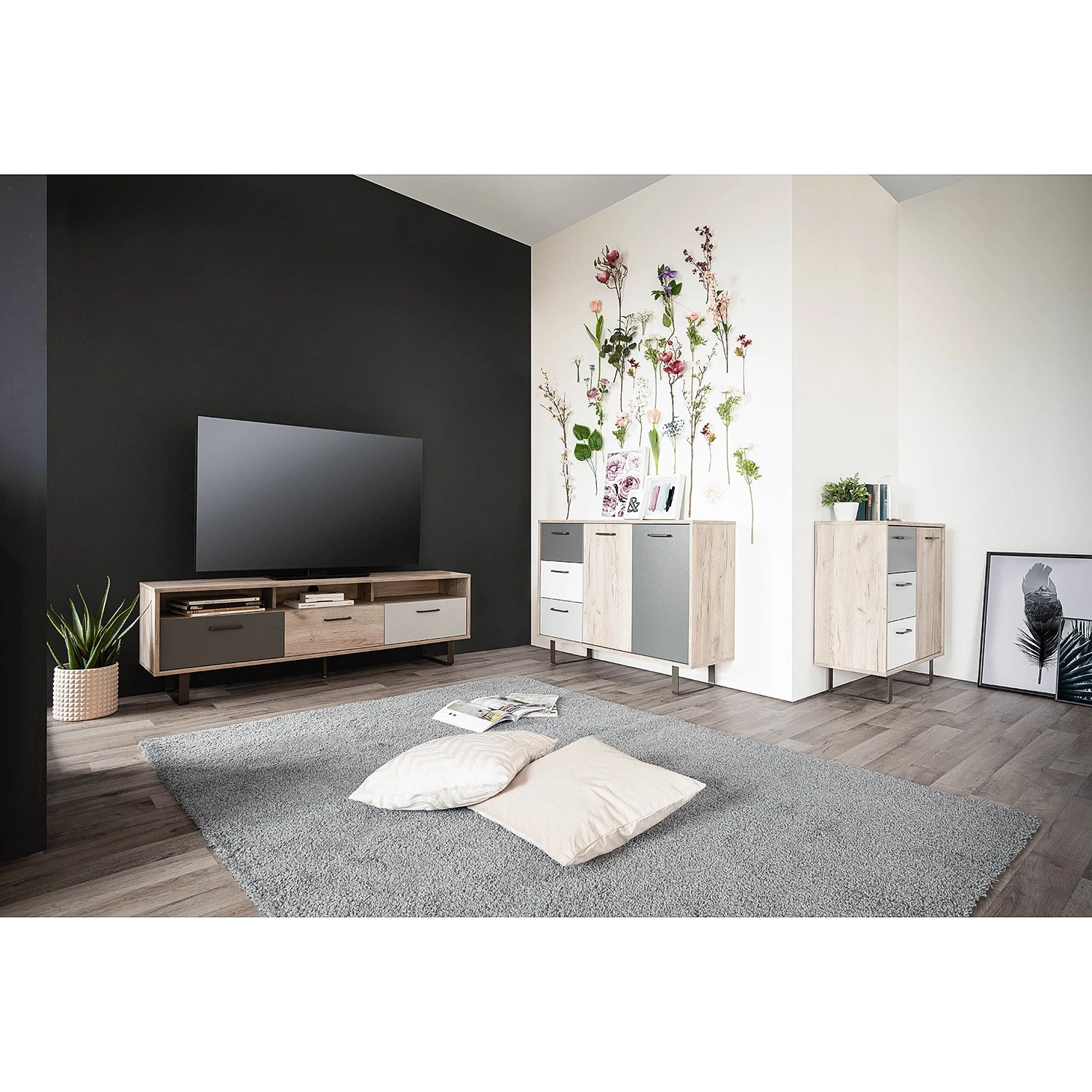 Norrwood Kommode Brookton III - Mehrfarbig / Eiche Dekor 8 Norrwood Kommode Brookton III - Mehrfarbig / Eiche Dekor – Bild 8