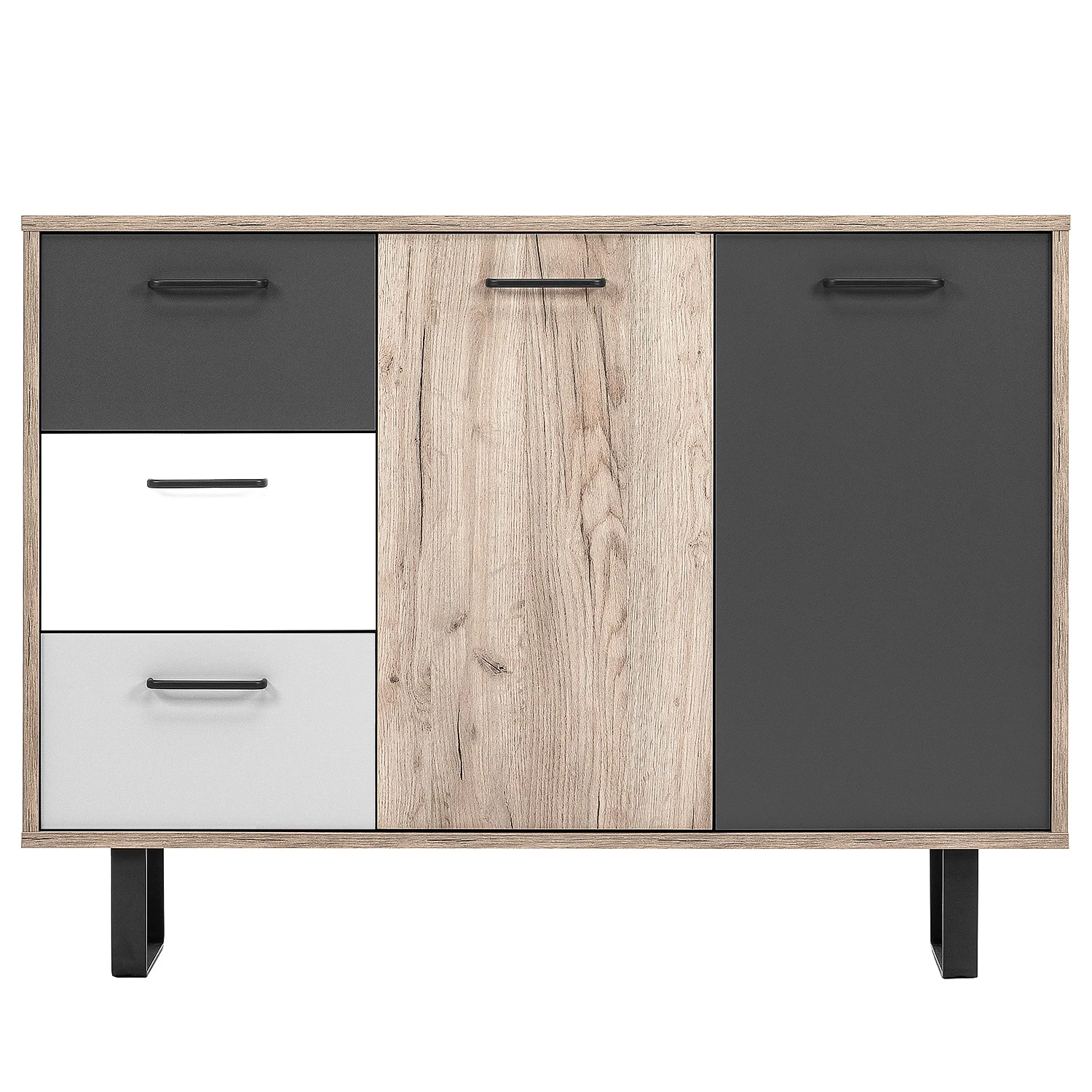 Norrwood Kommode Brookton III - Mehrfarbig / Eiche Dekor 9 Norrwood Kommode Brookton III - Mehrfarbig / Eiche Dekor – Bild 9