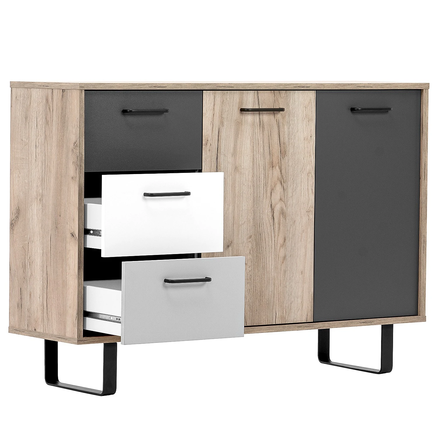 Norrwood Kommode Brookton III - Mehrfarbig / Eiche Dekor 11 Norrwood Kommode Brookton III - Mehrfarbig / Eiche Dekor – Bild 11