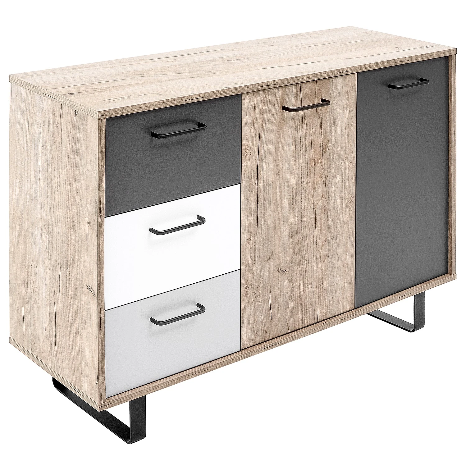 Norrwood Kommode Brookton III - Mehrfarbig / Eiche Dekor 12 Norrwood Kommode Brookton III - Mehrfarbig / Eiche Dekor – Bild 12