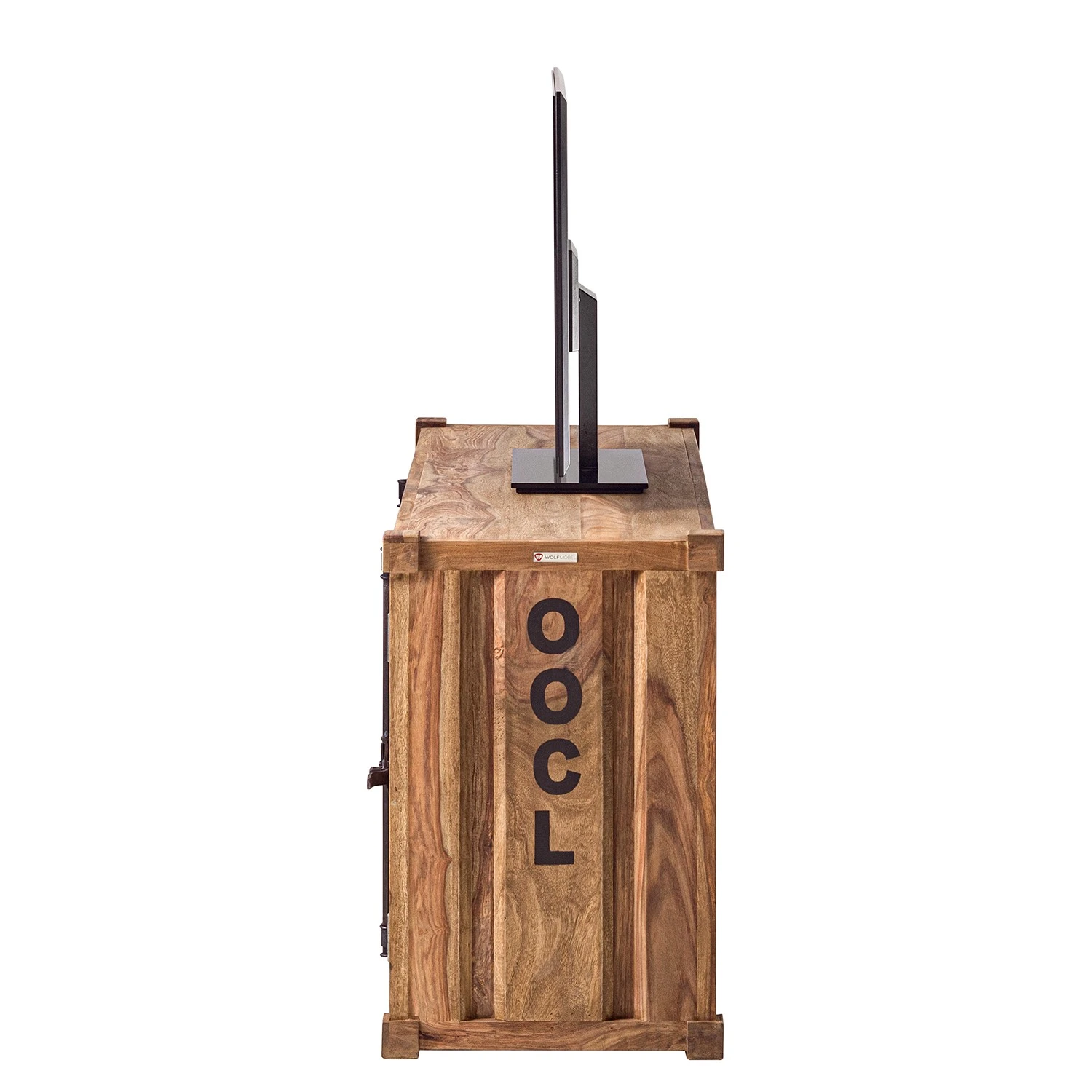 Wolf-Möbel TV-Lowboard Container - Sheesham massiv 6 Wolf-Möbel TV-Lowboard Container - Sheesham massiv – Bild 6