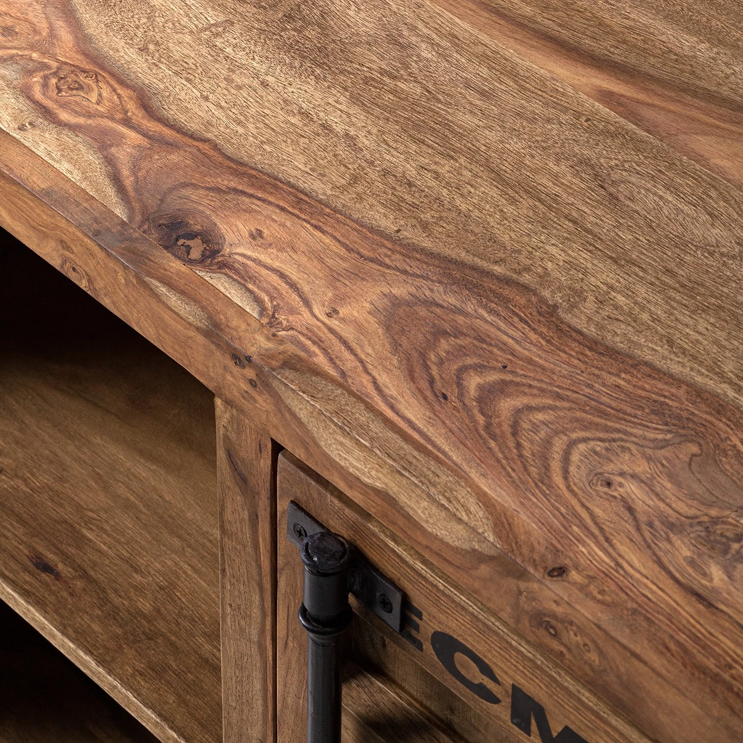 Wolf-Möbel TV-Lowboard Container - Sheesham massiv 10 Wolf-Möbel TV-Lowboard Container - Sheesham massiv – Bild 10