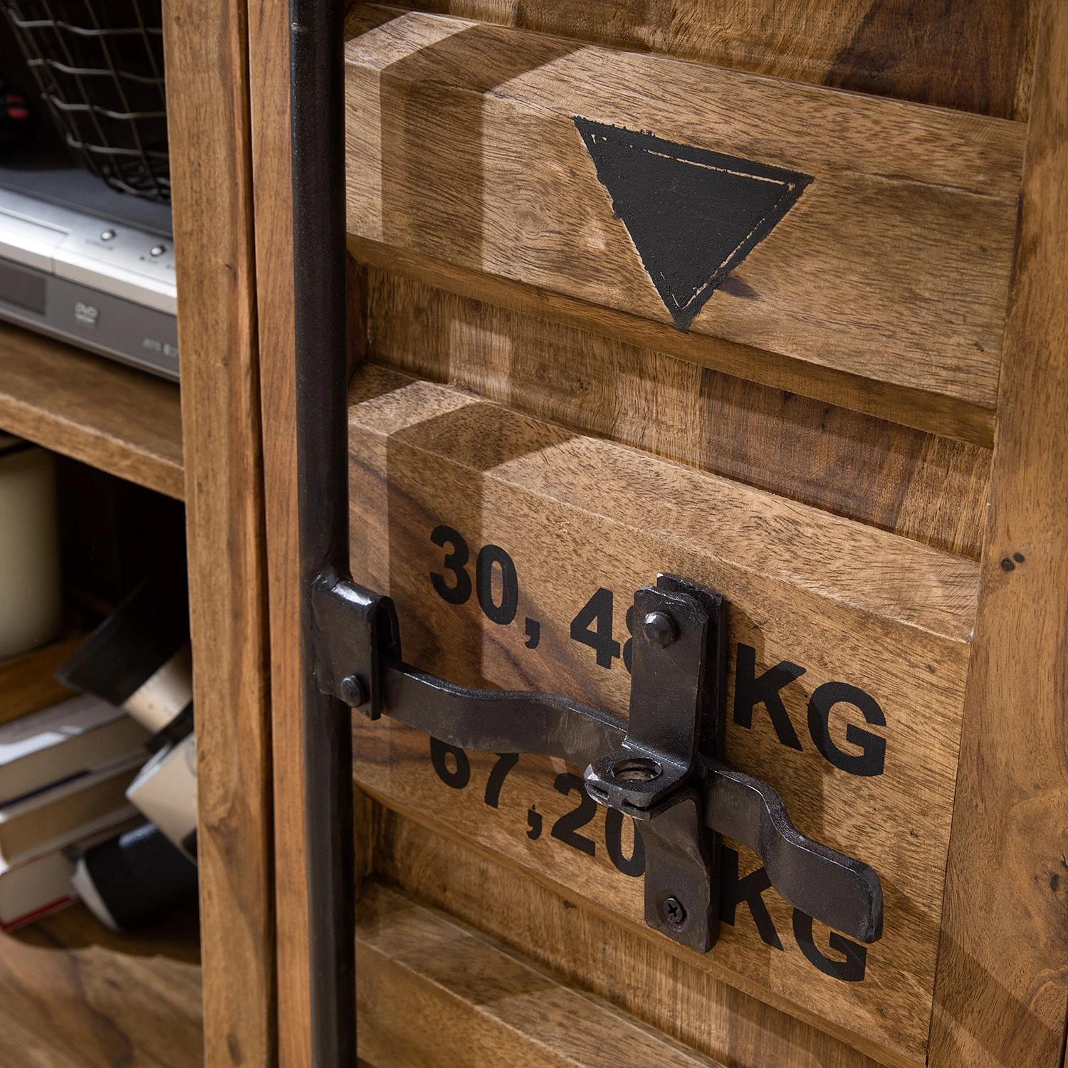 Wolf-Möbel TV-Lowboard Container - Sheesham massiv 18 Wolf-Möbel TV-Lowboard Container - Sheesham massiv – Bild 18