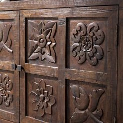 Wolf-Möbel Kommode Carving - Akazie massiv / Metall - Akazie / Schwarz 37 Wolf-Möbel Kommode Carving - Akazie massiv / Metall - Akazie / Schwarz -Wohnzimmermöbel boutique en ligne 1000202474 210127 06220400030 DETAILS P000000001000202474