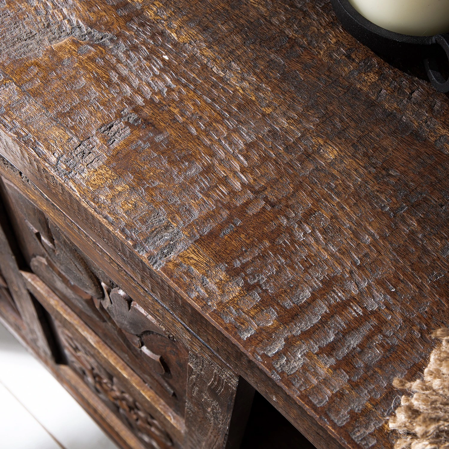 Wolf-Möbel Kommode Carving - Akazie massiv / Metall - Akazie / Schwarz 20 Wolf-Möbel Kommode Carving - Akazie massiv / Metall - Akazie / Schwarz – Bild 20