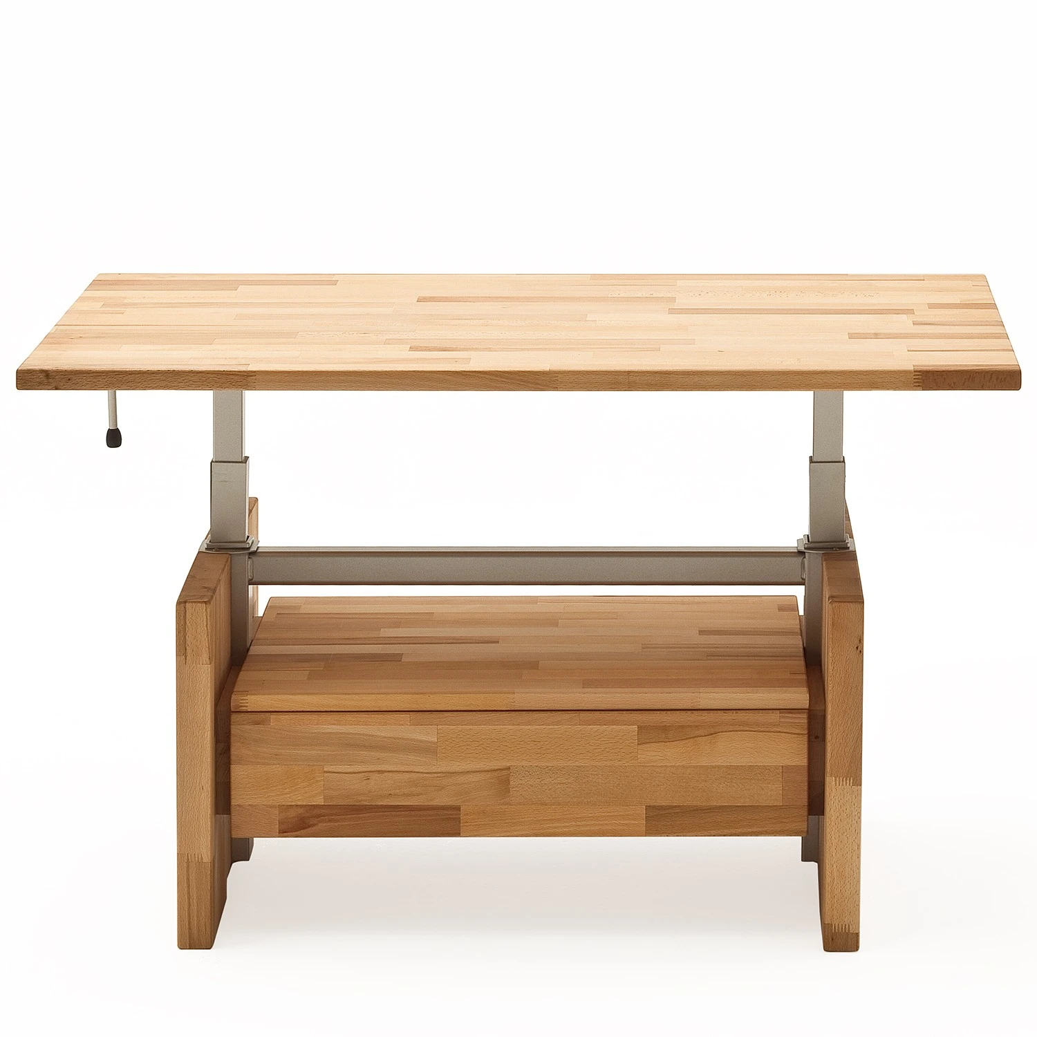 Loftscape Couchtisch Vasa - Höhenverstellbar - Kernbuche massiv 5 Loftscape Couchtisch Vasa - Höhenverstellbar - Kernbuche massiv – Bild 5