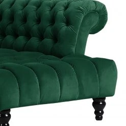 Loftscape Ecksofa Fireside II - Samt - Antikgrün - Ottomane davorstehend rechts -Wohnzimmermöbel boutique en ligne 1000204908 200312 11185100446 DETAILS P000000001000204908