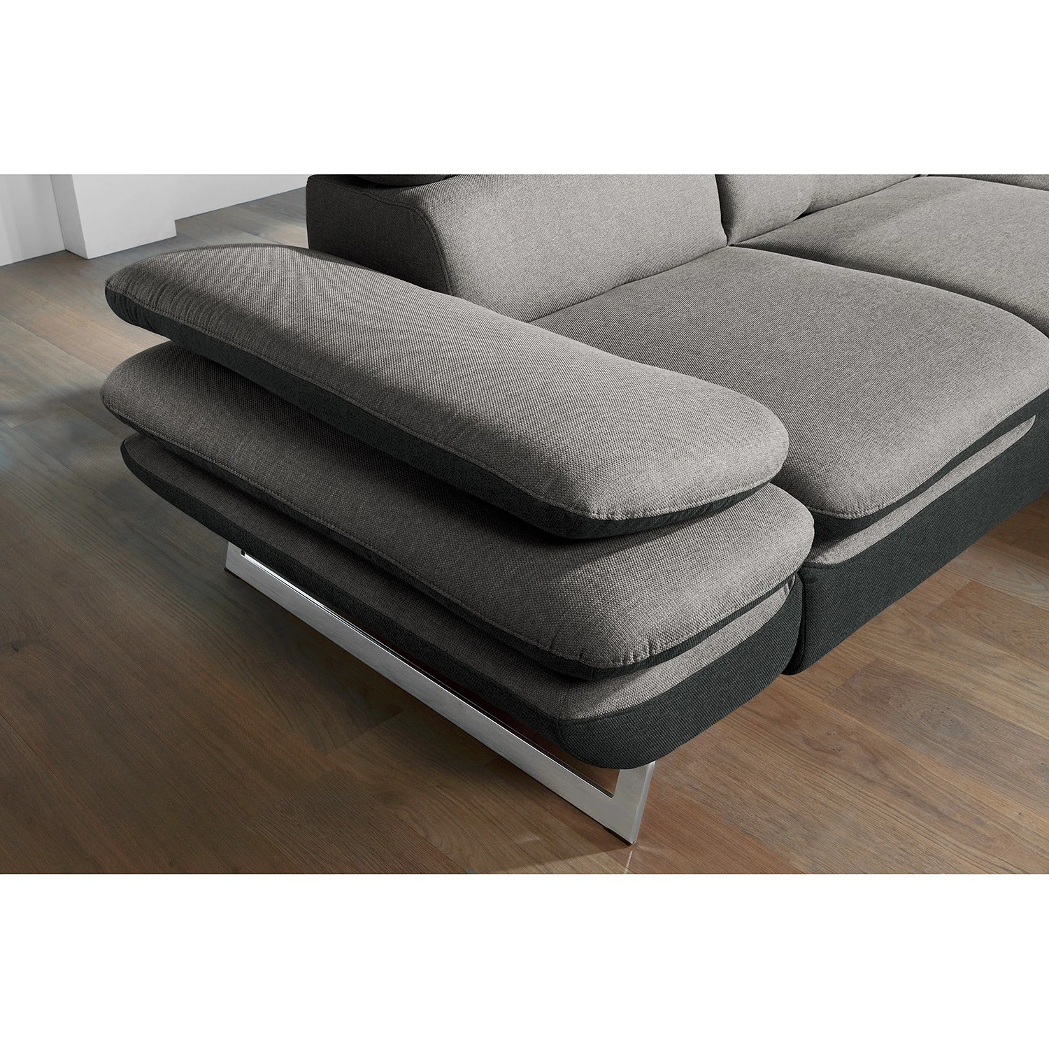 Fredriks Ecksofa Graford I - Flachgewebe - Ottomane davorstehend rechts - Schlaffunktion 5 Fredriks Ecksofa Graford I - Flachgewebe - Ottomane davorstehend rechts - Schlaffunktion – Bild 5