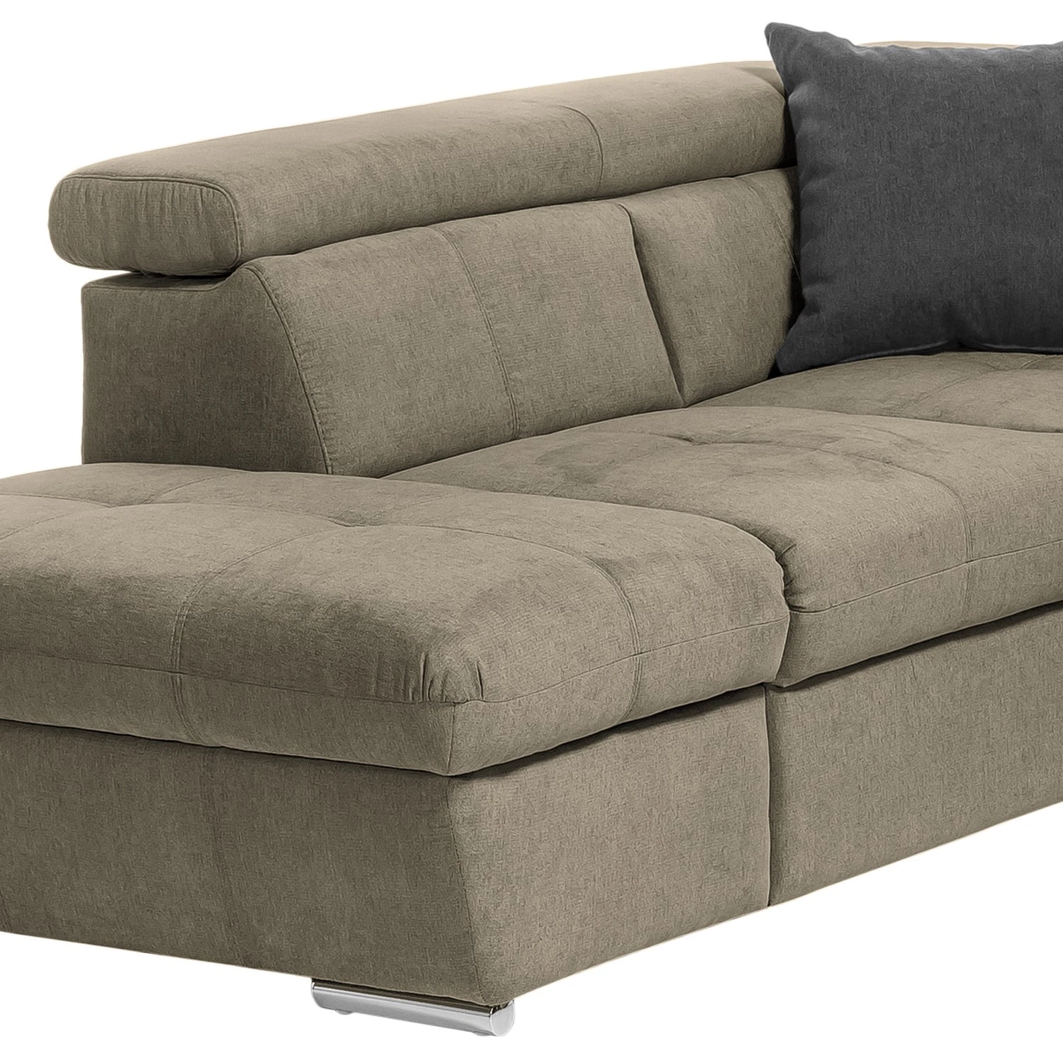 Fredriks Ecksofa Barvas I - Strukturstoff - Lichtgrau - Ottomane davorstehend links - Keine Funktion 8 Fredriks Ecksofa Barvas I - Strukturstoff - Lichtgrau - Ottomane davorstehend links - Keine Funktion – Bild 8