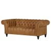 Naturoo Sofa Boyce (3-Sitzer) - Echtleder - Cognac