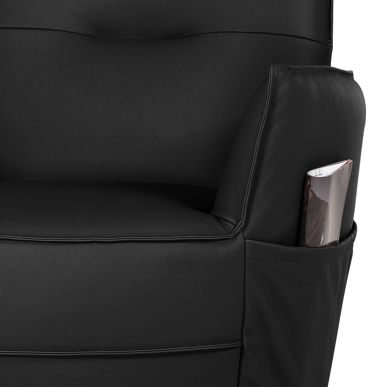 Loftscape Sessel Maisse - Pigmentiertes Leder - Schwarz 6 Loftscape Sessel Maisse - Pigmentiertes Leder - Schwarz – Bild 6