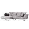 Loftscape Ecksofa Beckley II - Samt - Ottomane davorstehend links