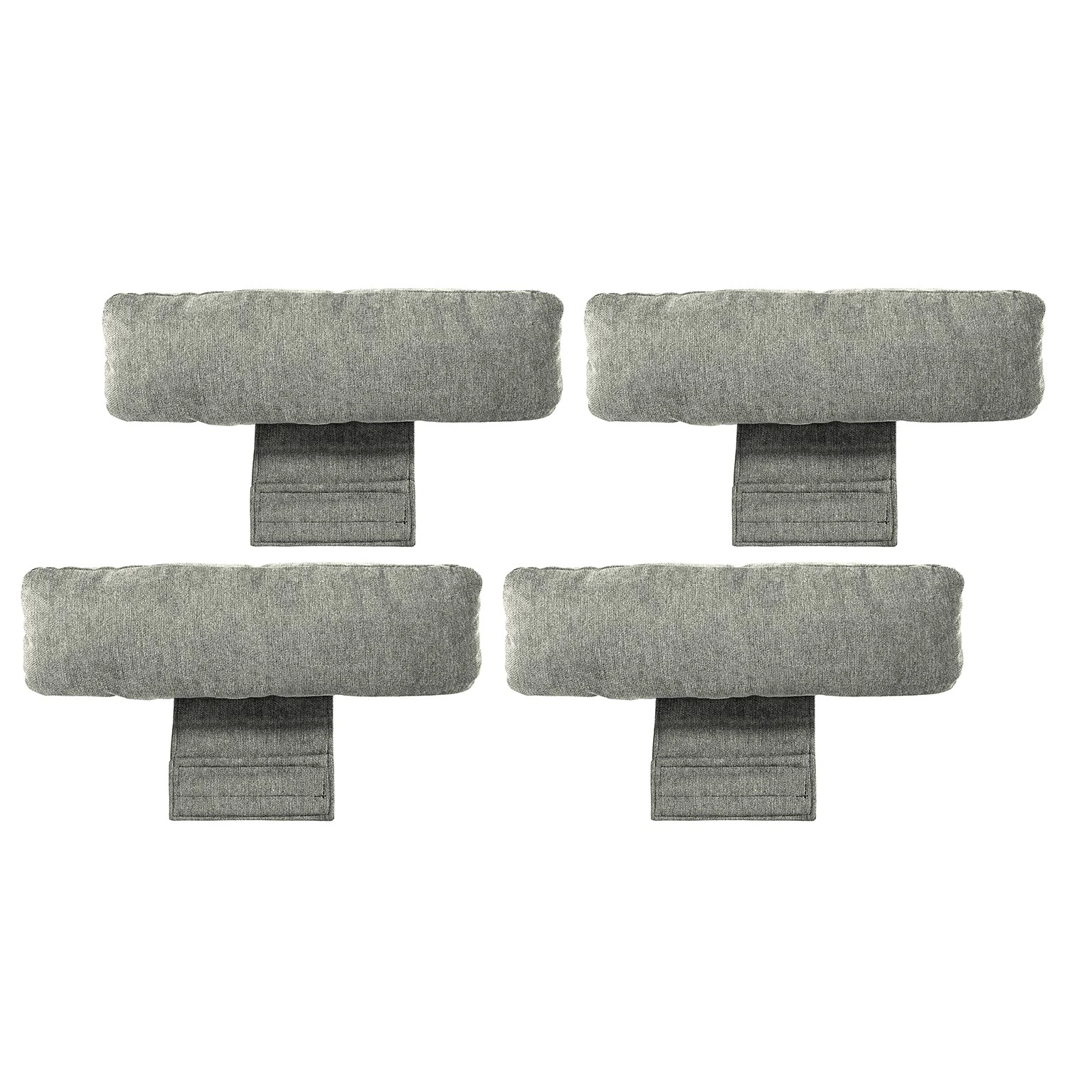 Fredriks Wohnlandschaft Bellmore III - Microfaser - Lichtgrau - Mit Kopfstütze 12 Fredriks Wohnlandschaft Bellmore III - Microfaser - Lichtgrau - Mit Kopfstütze – Bild 12