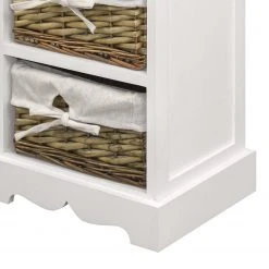 Ridgevalley Kommode Russy - Weiß / Hellbraun - 33 x 59 cm 6 Ridgevalley Kommode Russy - Weiß / Hellbraun - 33 x 59 cm -Wohnzimmermöbel boutique en ligne 1000206275 200218 13102600054 DETAILS P000000001000206275