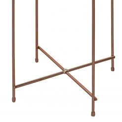 Norrwood Beistelltisch Noxon - Glas / Metall - Roségold -Wohnzimmermöbel boutique en ligne 1000206282 200218 13102600076 DETAILS P000000001000206282