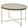 Norrwood Couchtisch Noxon - Glas / Metall - Gold