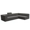 Tom Tailor Ecksofa Elements VII - Stoff TBO: 19 woven grey