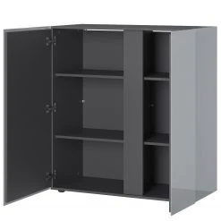 Germania Kommode Mesa I - Glas - Silbergrau / Graphit 10 Germania Kommode Mesa I - Glas - Silbergrau / Graphit -Wohnzimmermöbel boutique en ligne 1000206714 200305 17323800269 DETAILS P000000001000206714