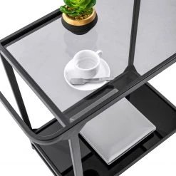 Norrwood Servierwagen Kisko - Glas / Metall - Grau / Schwarz 9 Norrwood Servierwagen Kisko - Glas / Metall - Grau / Schwarz -Wohnzimmermöbel boutique en ligne 1000206940 200221 16143500057 DETAILS P000000001000206940