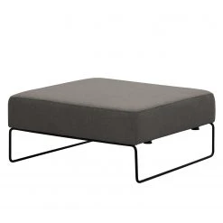 Norrwood Polsterhocker Litti I - Webstoff - Webstoff Nere: Grau