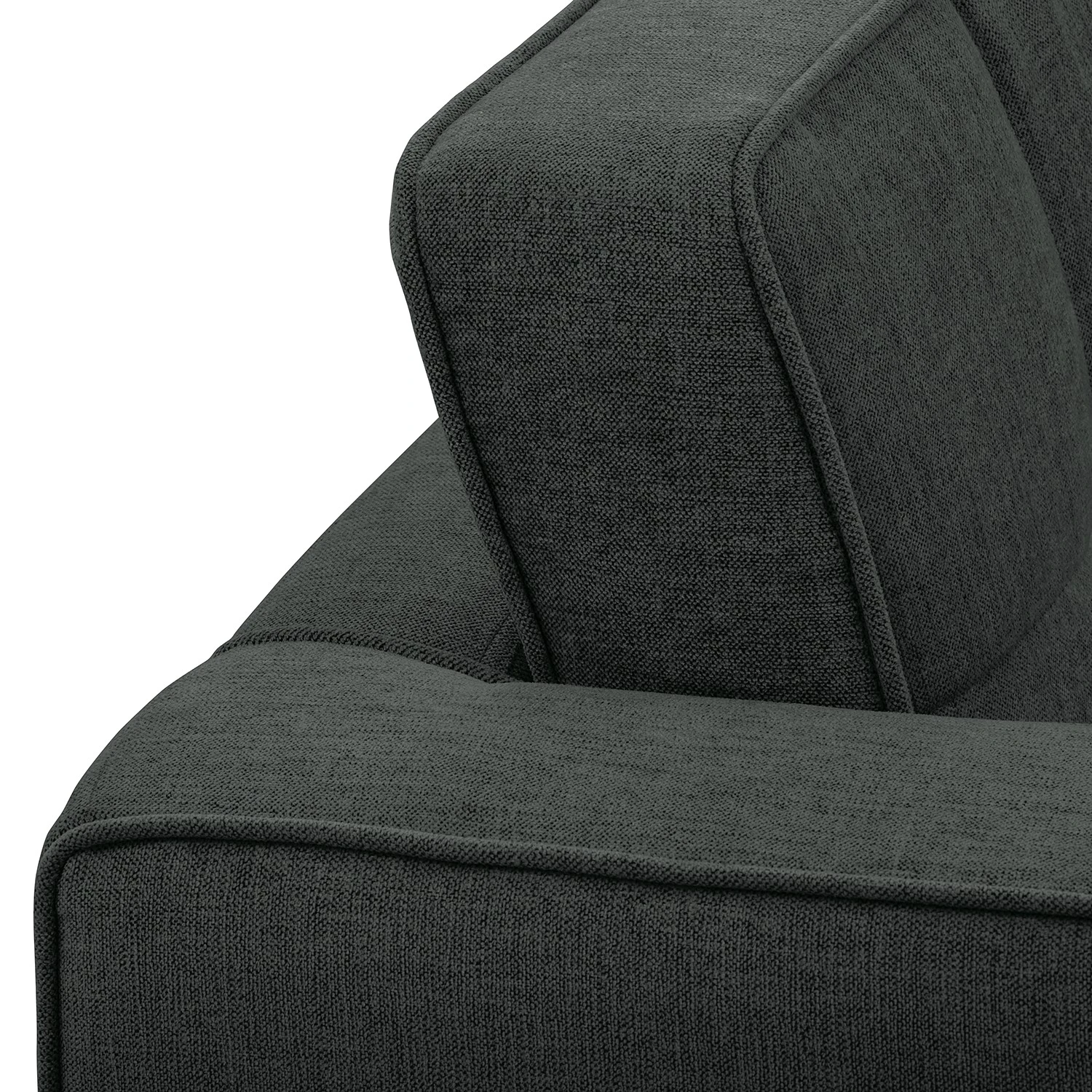 Norrwood Recamiere Vagnas I - Webstoff Nere: Schwarz - Armlehne davorstehend links 8 Norrwood Recamiere Vagnas I - Webstoff Nere: Schwarz - Armlehne davorstehend links – Bild 8