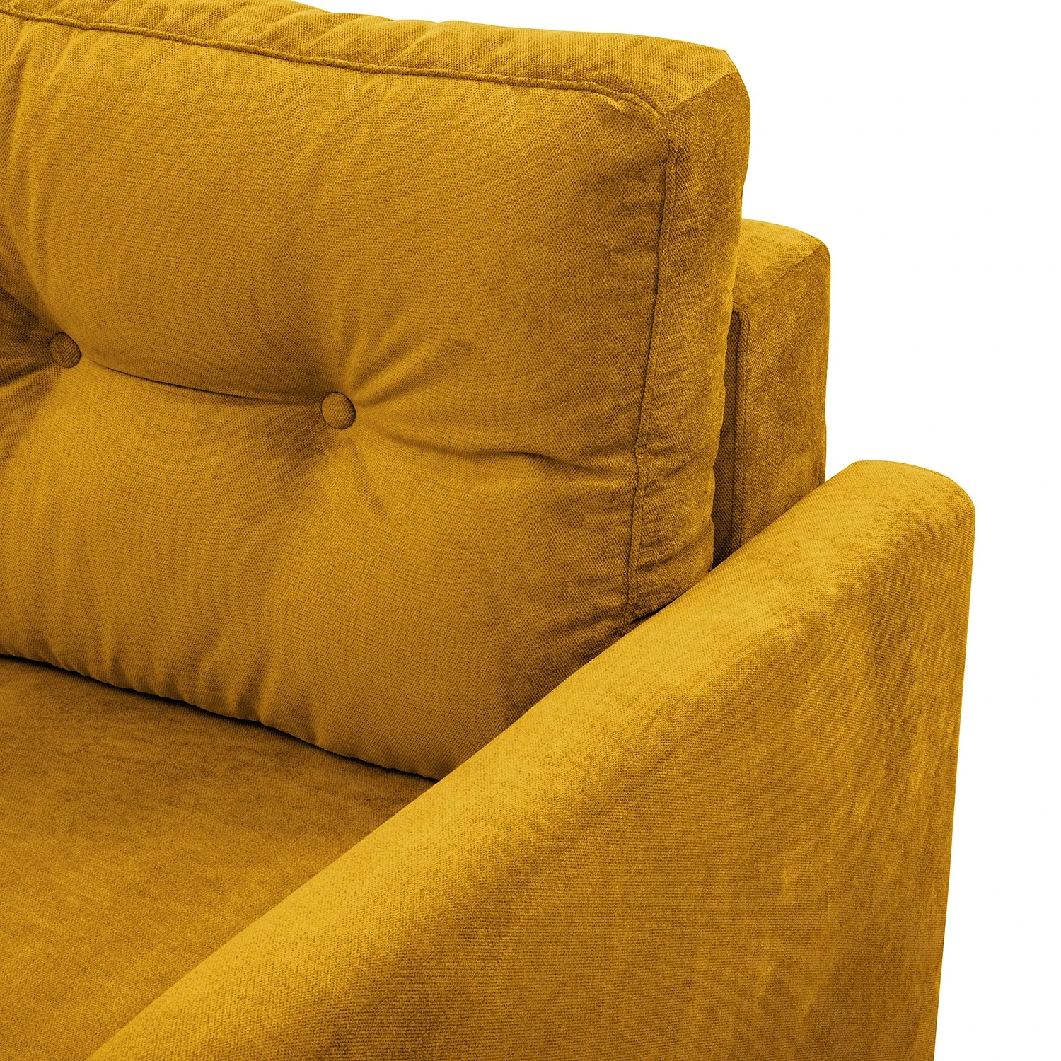 Norrwood Ecksofa Koski I - Webstoff - Webstoff Lito: Maisgelb - Longchair davorstehend links 8 Norrwood Ecksofa Koski I - Webstoff - Webstoff Lito: Maisgelb - Longchair davorstehend links – Bild 8