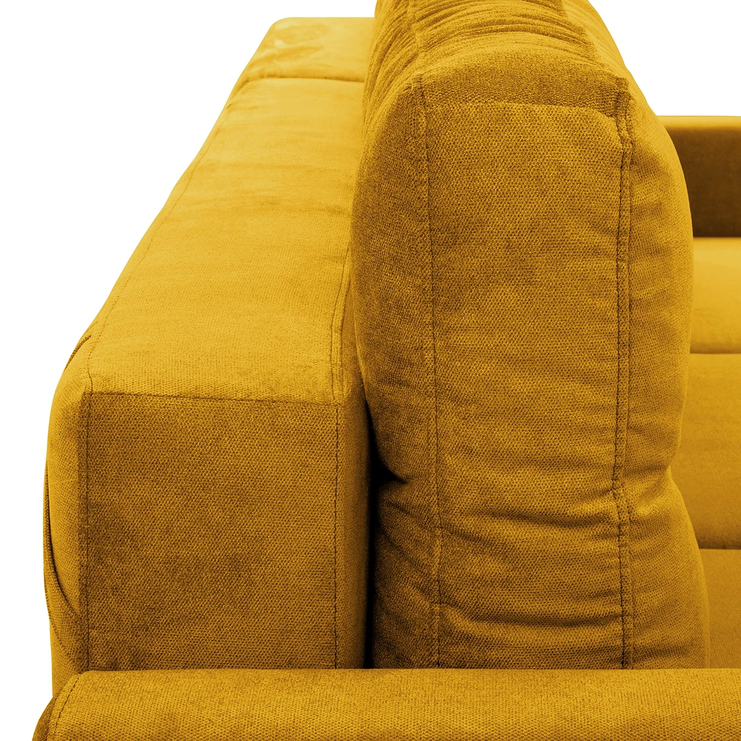 Norrwood Ecksofa Koski I - Webstoff - Webstoff Lito: Maisgelb - Longchair davorstehend links 10 Norrwood Ecksofa Koski I - Webstoff - Webstoff Lito: Maisgelb - Longchair davorstehend links – Bild 10