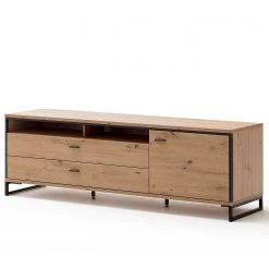 Loftscape TV-Lowboard Buena - Balkeneiche Dekor / Anthrazit 20 Loftscape TV-Lowboard Buena - Balkeneiche Dekor / Anthrazit -Wohnzimmermöbel boutique en ligne 1000207345 200317 14281000014 DETAILS P000000001000207345