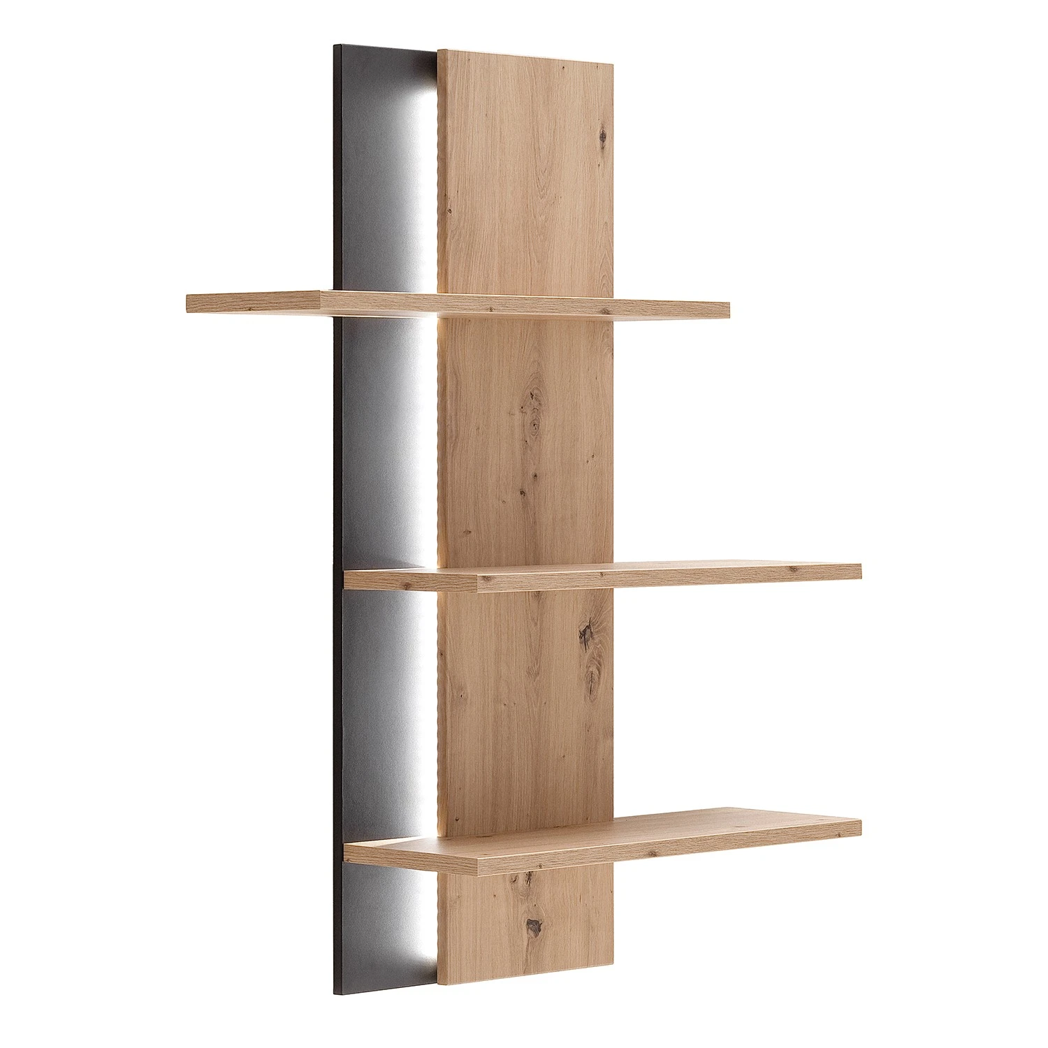 Loftscape Wandregal Buena - Balkeneiche Dekor / Anthrazit 1 Loftscape Wandregal Buena - Balkeneiche Dekor / Anthrazit