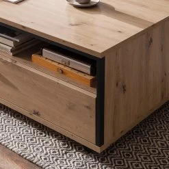 Loftscape Couchtisch Buena - Balkeneiche Dekor / Anthrazit -Wohnzimmermöbel boutique en ligne 1000207357 200317 14290200077 DETAILS P000000001000207357