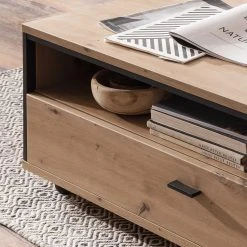 Loftscape Couchtisch Buena - Balkeneiche Dekor / Anthrazit -Wohnzimmermöbel boutique en ligne 1000207357 200317 14290300078 DETAILS P000000001000207357