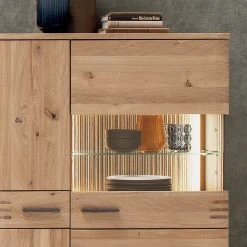 Loftscape Highboard Salvo - Eiche teilmassiv - Balkeneiche Bianco / Grau -Wohnzimmermöbel boutique en ligne 1000207367 200317 14300300161 DETAILS P000000001000207367