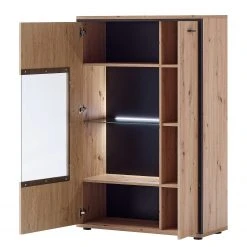 Loftscape Wohnwand Buena II (4-teilig) - Balkeneiche Dekor / Anthrazit -Wohnzimmermöbel boutique en ligne 1000207681 200305 06214600071 DETAILS P000000001000207681