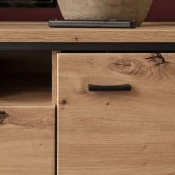 Loftscape Wohnwand Buena II (4-teilig) - Balkeneiche Dekor / Anthrazit -Wohnzimmermöbel boutique en ligne 1000207681 200305 06214700079 DETAILS P000000001000207681