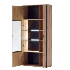 Loftscape Wohnwand Buena III (4-teilig) - Balkeneiche Dekor / Anthrazit -Wohnzimmermöbel boutique en ligne 1000207682 200305 06214800089 DETAILS P000000001000207682