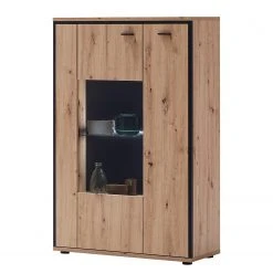 Loftscape Wohnwand Buena III (4-teilig) - Balkeneiche Dekor / Anthrazit -Wohnzimmermöbel boutique en ligne 1000207682 200305 06214800092 DETAILS P000000001000207682