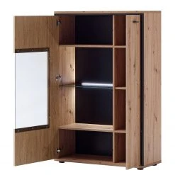 Loftscape Wohnwand Buena III (4-teilig) - Balkeneiche Dekor / Anthrazit -Wohnzimmermöbel boutique en ligne 1000207682 200305 06214800093 DETAILS P000000001000207682