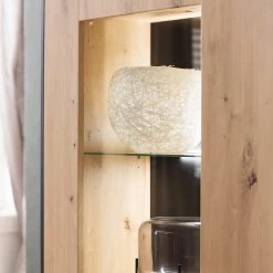 Loftscape Wohnwand Buena III (4-teilig) - Balkeneiche Dekor / Anthrazit -Wohnzimmermöbel boutique en ligne 1000207682 200305 06214800100 DETAILS P000000001000207682