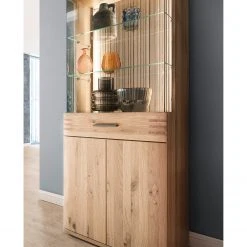 Loftscape Wohnwand Salvo I (3-teilig) - Eiche teilmassiv - Balkeneiche Bianco / Grau -Wohnzimmermöbel boutique en ligne 1000207683 200305 06214900103 MOOD DETAILS P000000001000207683 mood