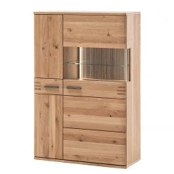 Loftscape Wohnwand Salvo III (4-teilig) - Eiche teilmassiv - Balkeneiche Bianco / Grau -Wohnzimmermöbel boutique en ligne 1000207685 200305 06215000136 DETAILS P000000001000207685