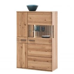 Loftscape Wohnwand Salvo III (4-teilig) - Eiche teilmassiv - Balkeneiche Bianco / Grau -Wohnzimmermöbel boutique en ligne 1000207685 200305 06215100138 DETAILS P000000001000207685