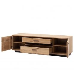 Loftscape Wohnwand Salvo III (4-teilig) - Eiche teilmassiv - Balkeneiche Bianco / Grau -Wohnzimmermöbel boutique en ligne 1000207685 200305 06215100143 DETAILS P000000001000207685