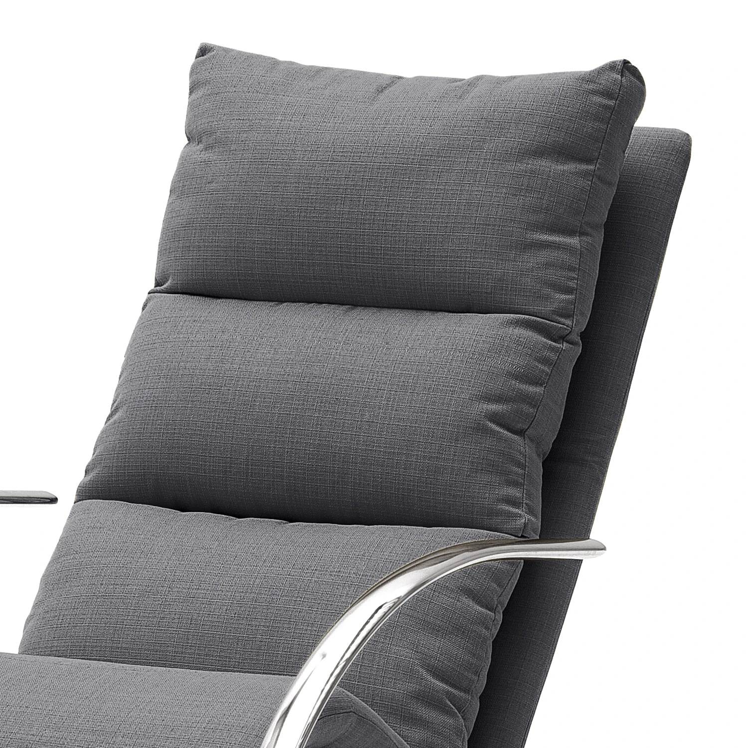 Fredriks Schaukelsessel Fox - Strukturstoff - Grau 5 Fredriks Schaukelsessel Fox - Strukturstoff - Grau – Bild 5