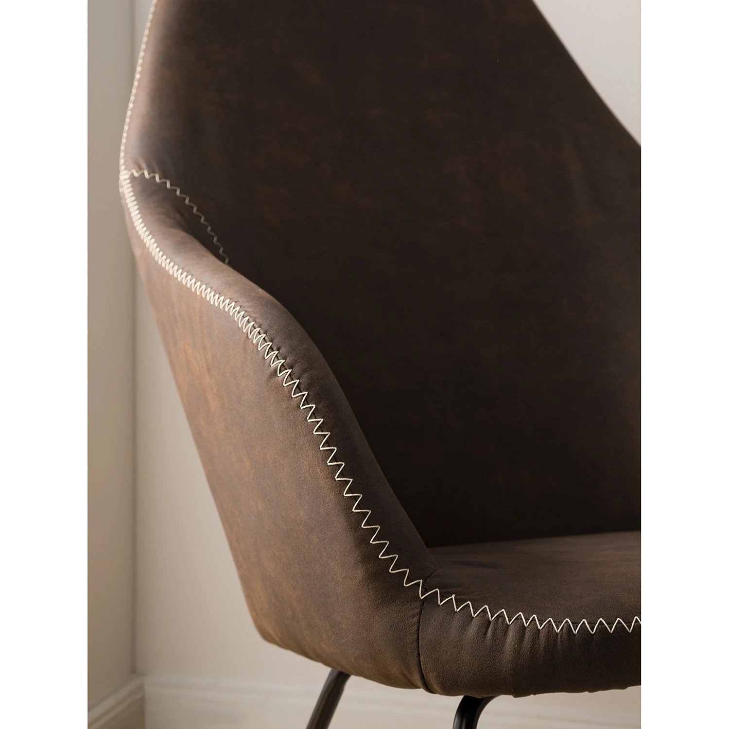 Mørteens Schaukelstuhl Kumia I - Antiklederlook - Braun 8 Mørteens Schaukelstuhl Kumia I - Antiklederlook - Braun – Bild 8